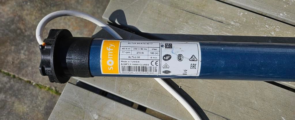 Somfy Altus 50 RTS 40/17 nieuw, Overige kleuren, Minder dan 100 cm, Nieuw, Ophalen of Verzenden