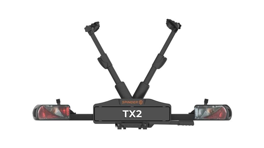 Spinder fietsendrager TX2 LED opvouwbaar, 2 fietsen, 60 kg., Ophalen, Elektrische fiets, Nieuw, 2 fietsen