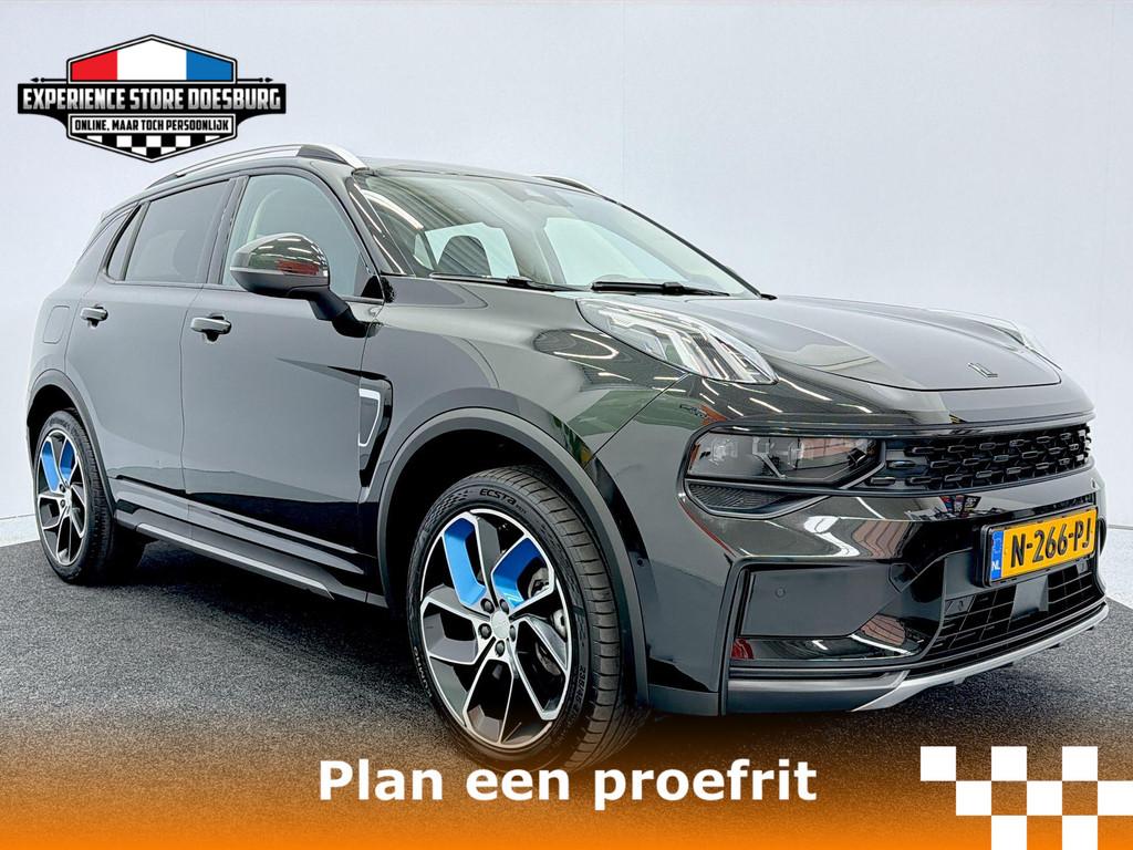 Lynk en Co 01 1.5 MY21 - Zwart, stijlvol en perfect onderhou, Stof, Euro 6, Met garantie (alle), Bedrijf