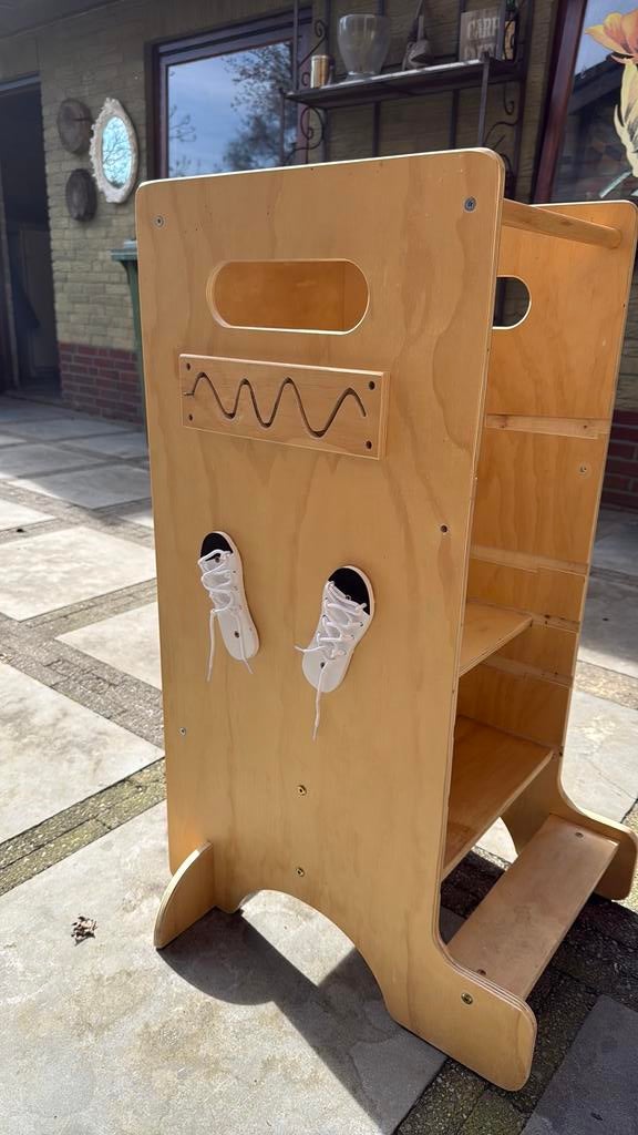 Leerstoel ! Laat je kind veilig meehelpem aan het aanrecht, Kinderen en Baby's, Ophalen of Verzenden, Zo goed als nieuw, Stoel(en)