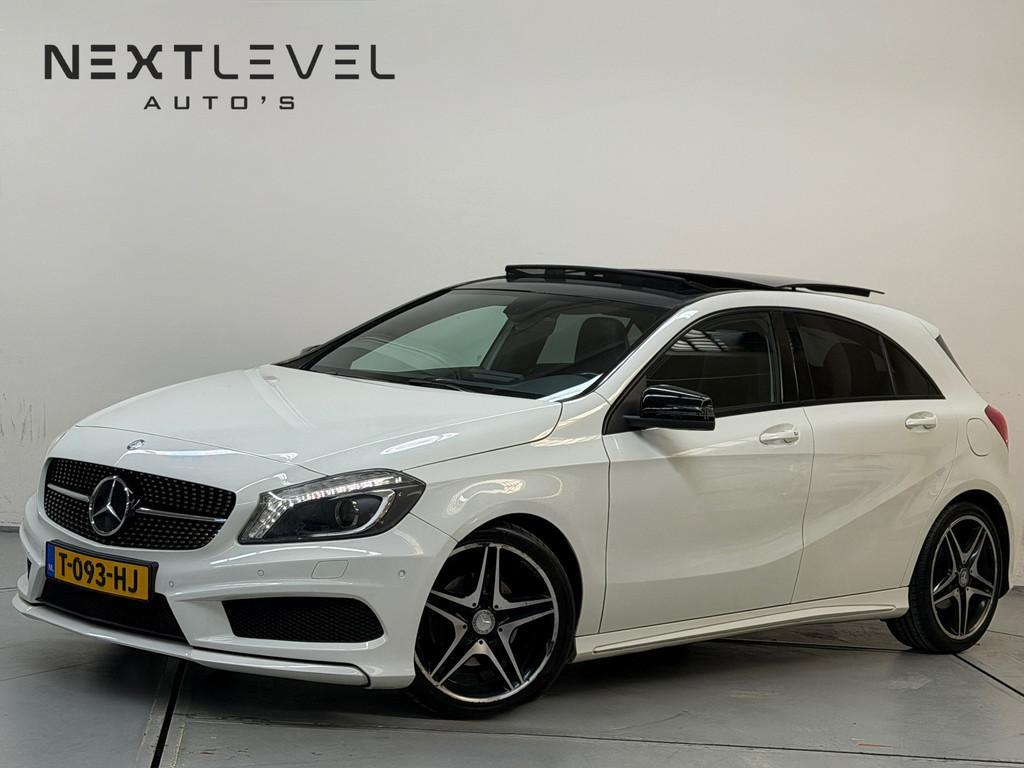 Mercedes-Benz A-klasse 200 Prestige AMG Line Pano Automaat L, Gebruikt, Wit, Bedrijf, 19 km/l