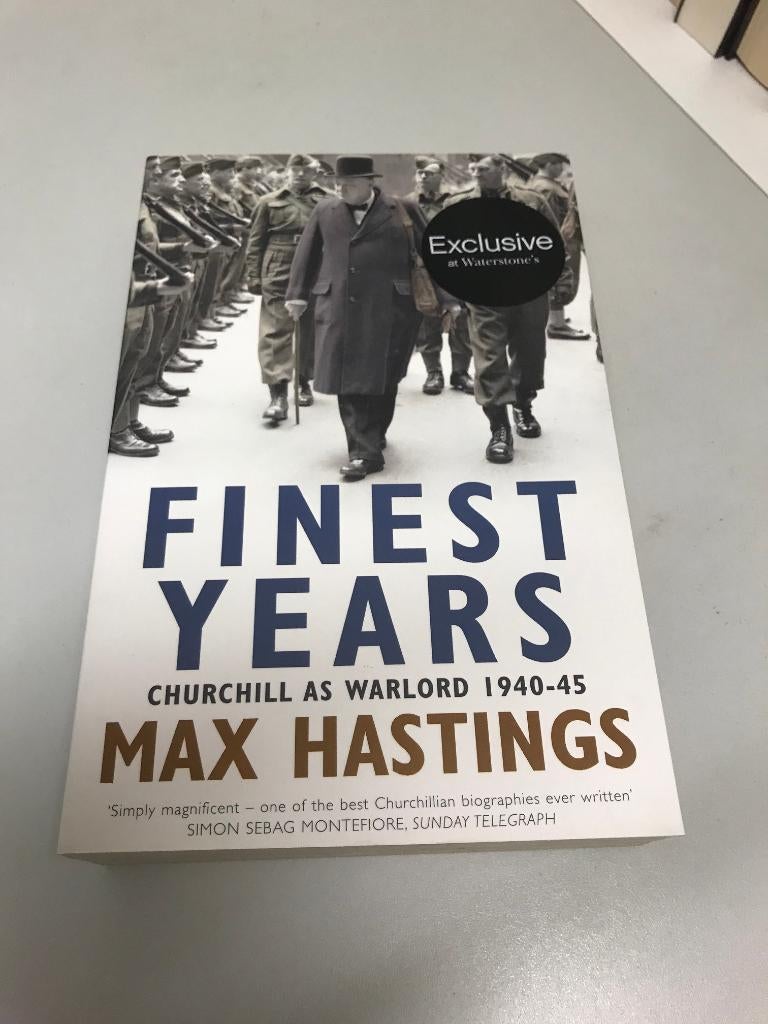 Finest Years Churchill as Warlord Max Hastings, Ophalen of Verzenden, Tweede Wereldoorlog, Gelezen, Algemeen