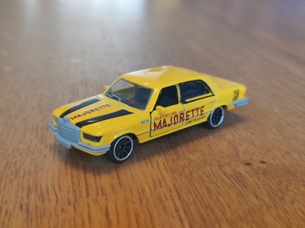 Majorette Mercedes 450 SEL GEEL, Ophalen of Verzenden, Auto