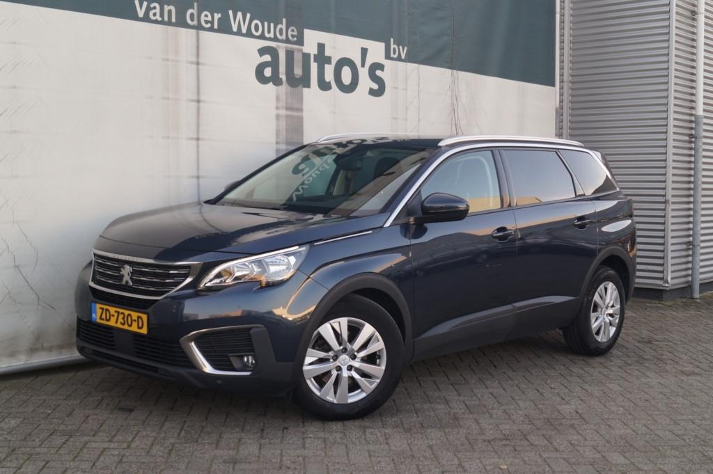 Peugeot 5008 1.2 PureTech 130pk Executive 7-persoons -NW.MOT, Gebruikt, 1199 cc, Blauw, 7 stoelen