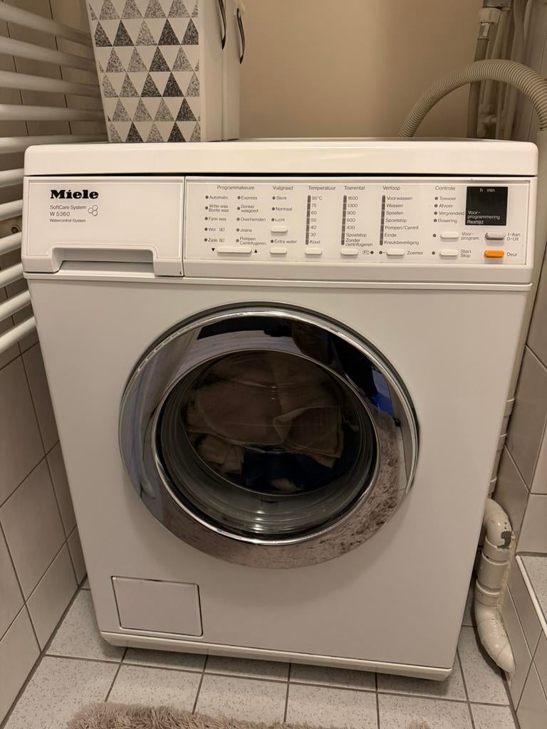 PRIJS VERLAAGD! Miele Wasmachine, Witgoed en Apparatuur, Wasmachines, Ophalen, 6 tot 8 kg, Gebruikt, 1600 toeren of meer