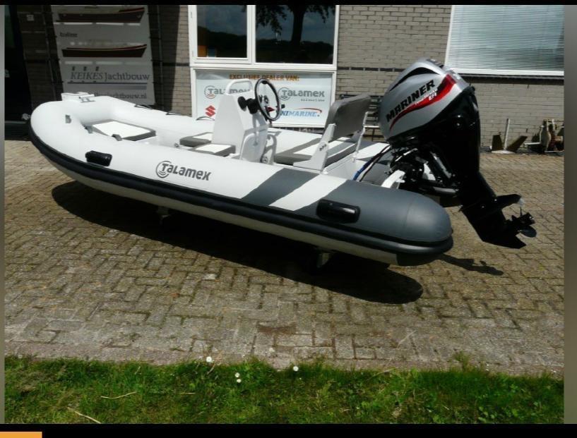 Rib 380 Talamex S/line alu 30 pk EFI bj 2020, Zo goed als nieuw, Benzine, Minder dan 70 pk, Overige materialen
