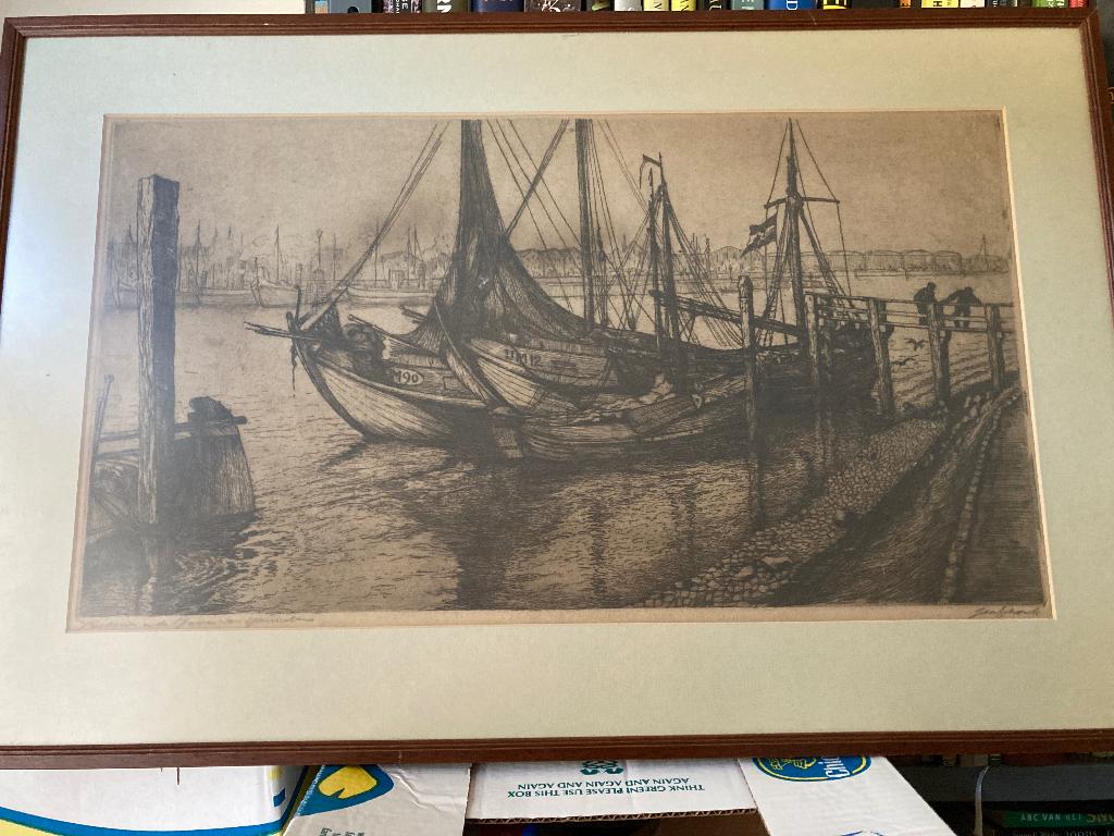 Boten in IJmuiden Jan Schonk, Ophalen