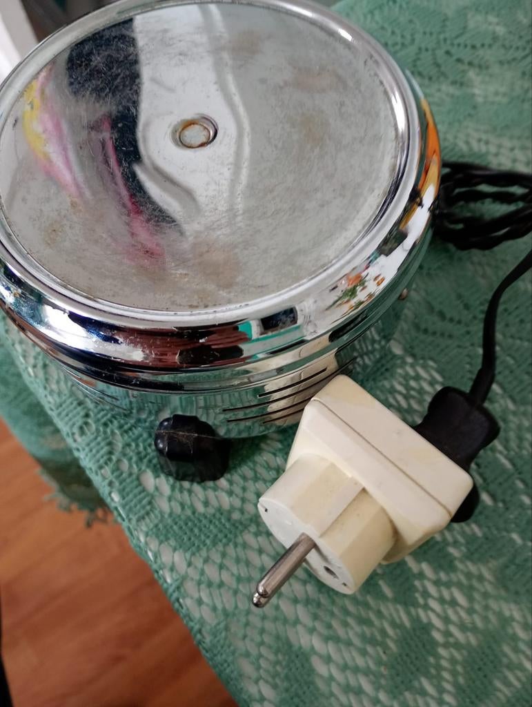 Vintage BK Warmhoudplaatje - Chroom, 60W, Ophalen of Verzenden