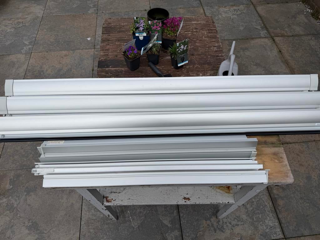 3 rolgordijnen voor Velux GGL804 dakramen, offwhite, Ophalen, Gebruikt, 100 tot 150 cm, 50 tot 100 cm