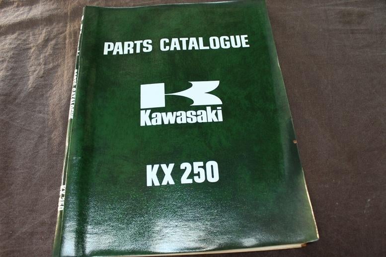 Kawasaki KX250 1973 motorcycle parts catalogue KX 250, Ophalen of Verzenden, Kawasaki