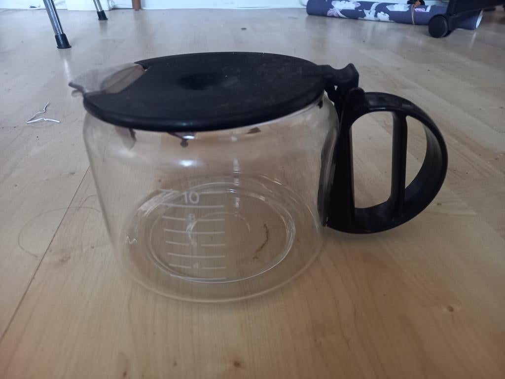 Braun Aromaster Classic Koffiekan - Glazen Kan, Gebruikt, Overige modellen, 10 kopjes of meer, Gemalen koffie