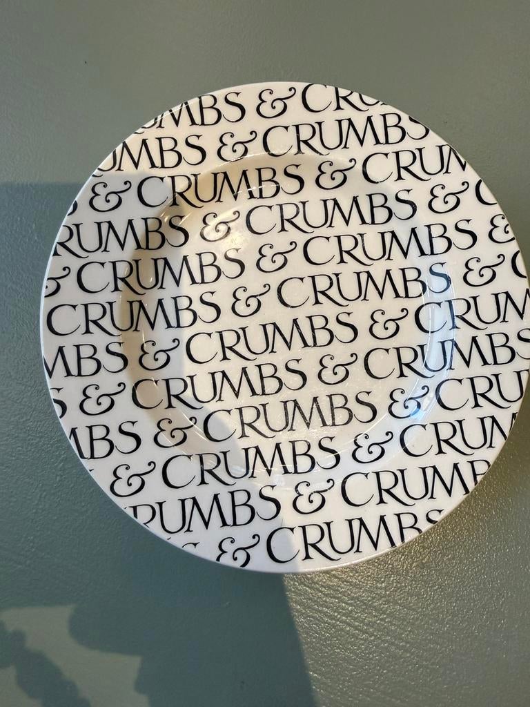 Emma Bridgewater, Bordjes gebruikt ‘crums’, Gebruikt, Ophalen of Verzenden, Bord(en), Overige stijlen