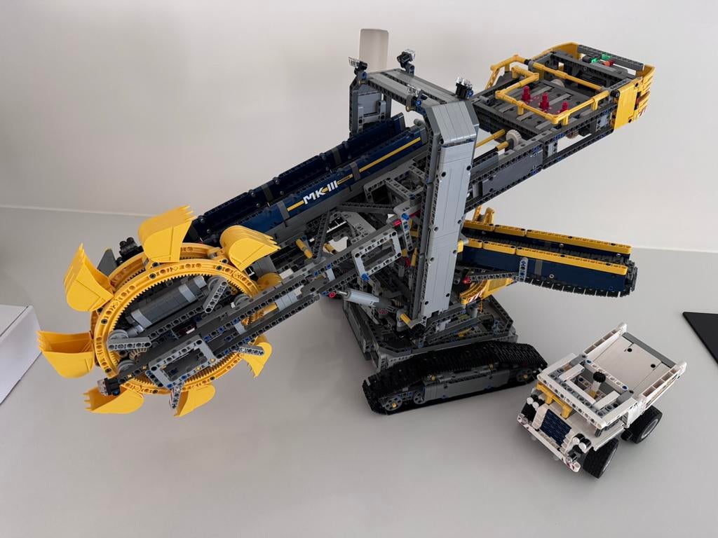 Lego 42055 Bucket Wheel Excavator, Ophalen, Zo goed als nieuw, Complete set, Lego