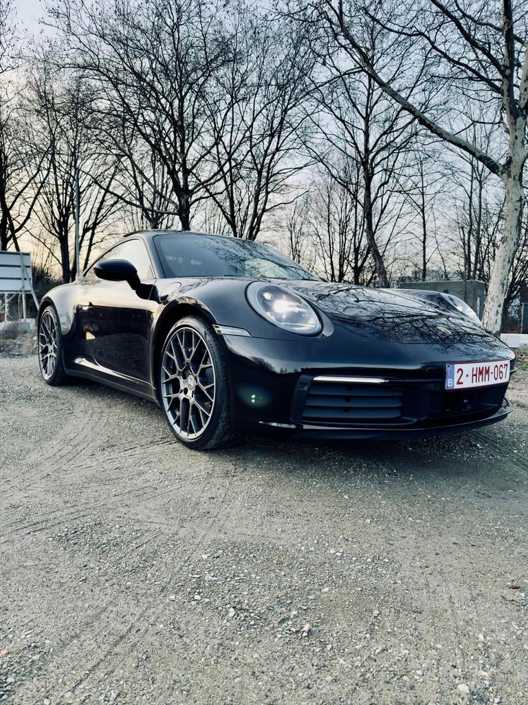 Porsche 992 3.0 Carrera–Full opties-Top staat-Sport Chrono, Auto's, Automaat, Achterwielaandrijving, Euro 6, Zwart