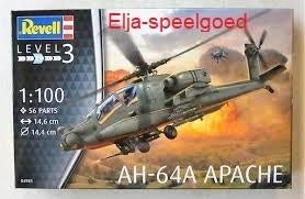 Revell 1:100 AH-64 A APACHE 4985 Helikopter modelbouw, 1:72 tot 1:144, Nieuw, Ophalen of Verzenden, Revell