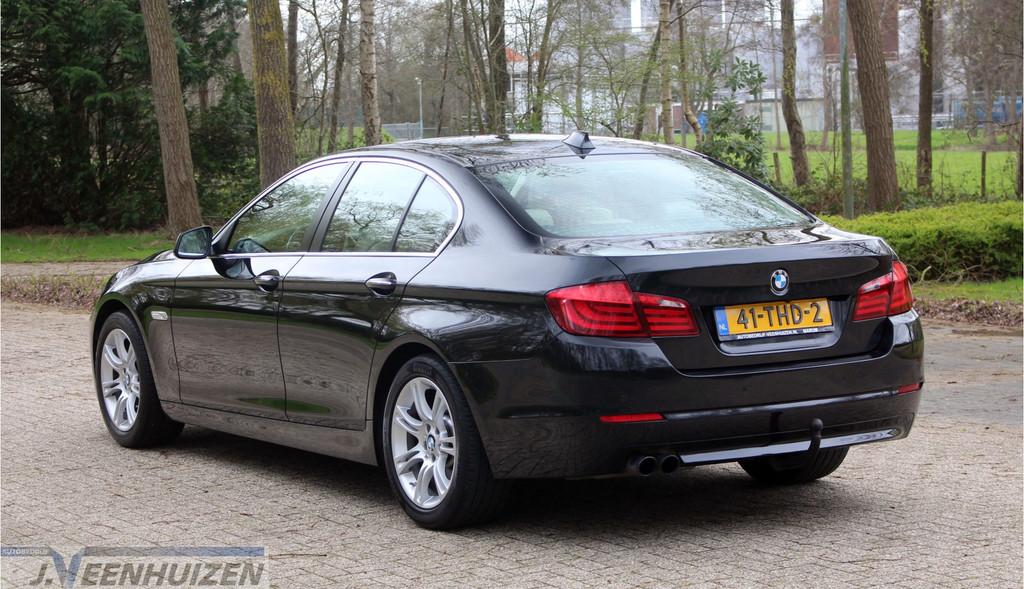 BMW 5 Serie 520i High Executive | 2012 | Memory | Leder | Sc, Auto's, Euro 5, Gebruikt, 4 cilinders, Bluetooth