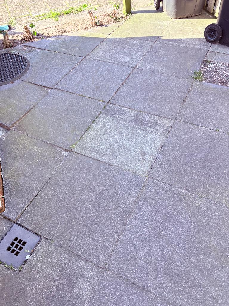 Tuintegels gebruikt, Tuin en Terras, Ophalen, Gebruikt, 10 m² of meer, Beton