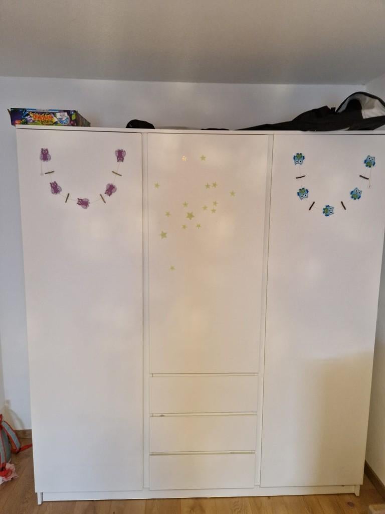 Kledingkast LIMFJORDEN van JYSK, Huis en Inrichting, Kasten | Kledingkasten, 150 tot 200 cm, Zo goed als nieuw, 150 tot 200 cm