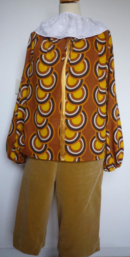 737 PIETEN BLOUSE EN WITTE KRAAG, Ophalen of Verzenden, Nieuw