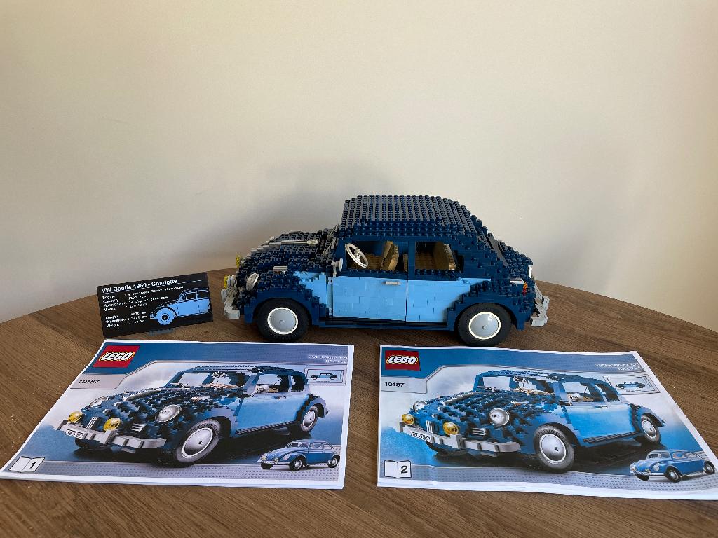 Lego 10187 Volkswagen kever 1960 Charlotte, Gebruikt, Lego, Compleet, Ophalen of Verzenden