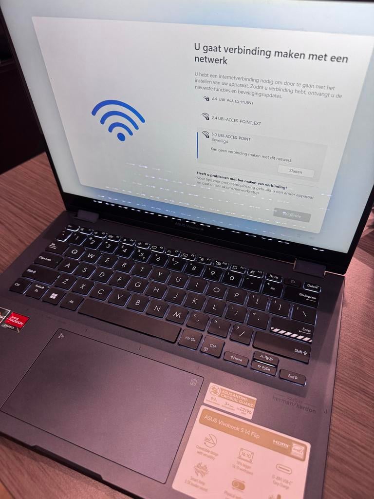 ASUS Vivobook S 14 Flip TN3402YA - 2-in-1 Laptop 14 inch, Computers en Software, Windows Laptops, Ophalen of Verzenden, Zo goed als nieuw