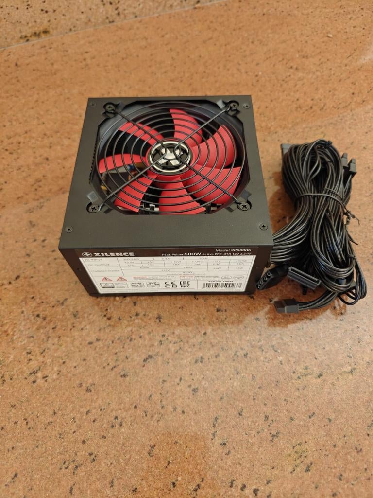 Xilence XP600R6 voeding 600W, Ophalen of Verzenden, Nieuw