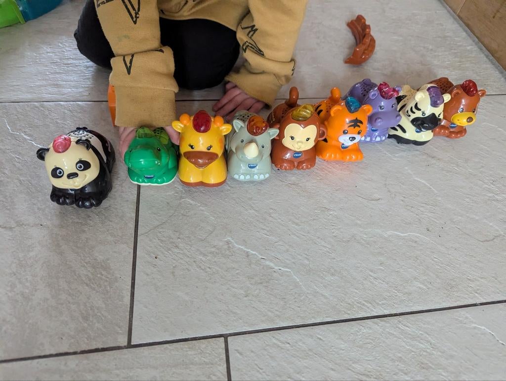 VTech Zoef Zoef Dieren en Baandelen - Rookvrij Huis, Ophalen of Verzenden, Gebruikt, Overige merken