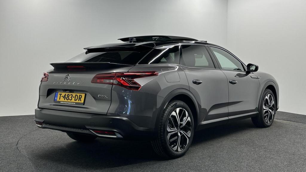 Citroen C5 X 1.6 Plug-in Hybrid 225 Shine CAMERA PANO CARPLA, 1350 kg, Gebruikt, Met garantie (alle), Hybride Elektrisch/Benzine