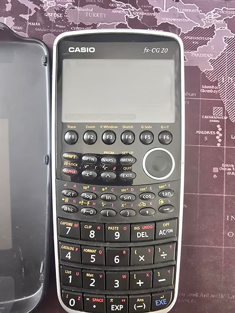Casio FX-CG20 CALCULATOR, Ophalen