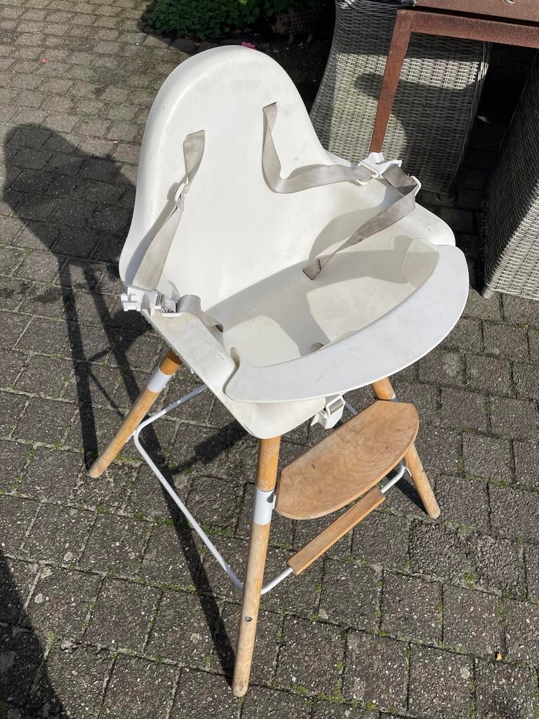 Childwood kinderstoel met gordel en eetblad, Ophalen, Gebruikt, Overige typen, Afneembaar eetblad