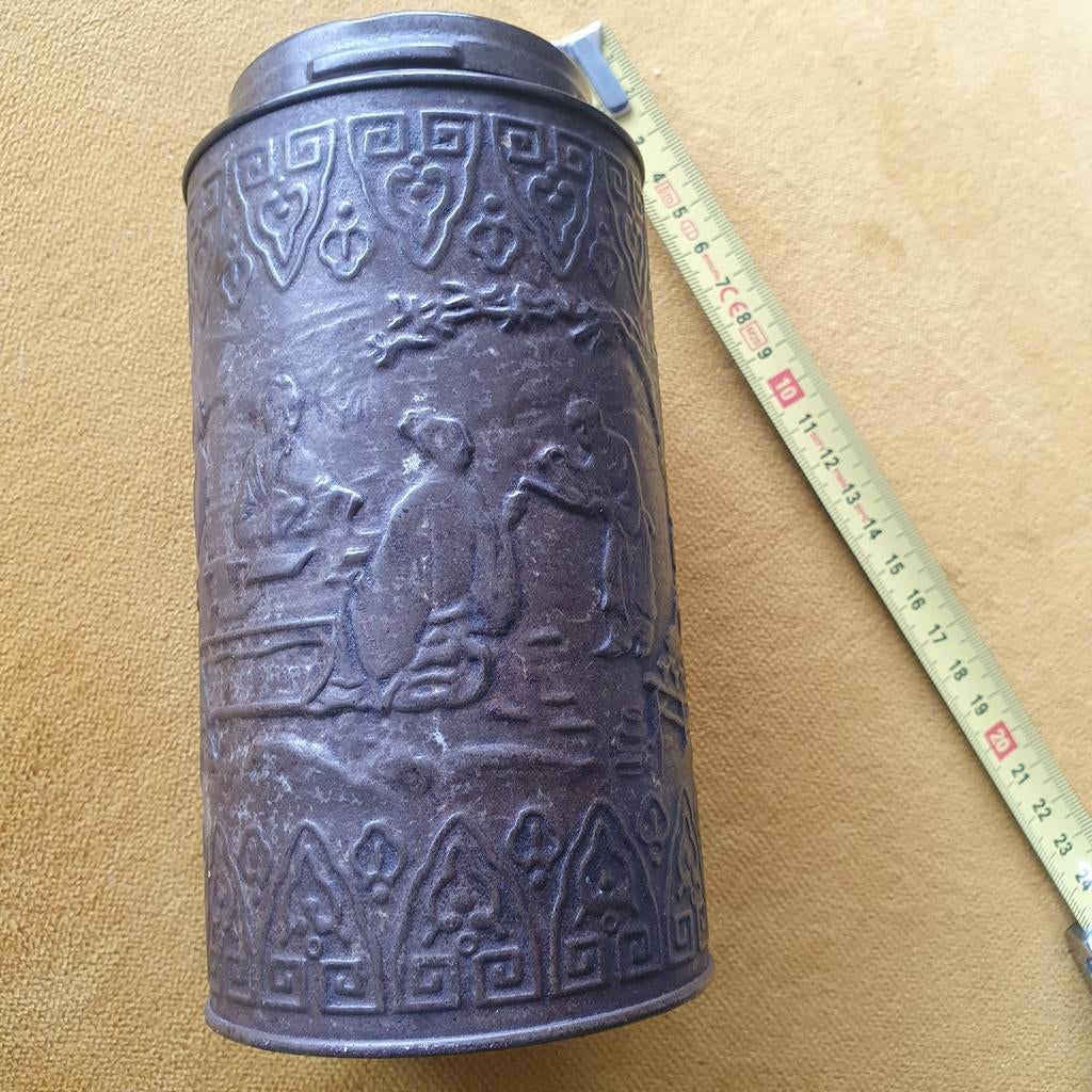 Leuke oude jugendstil theebus., Ophalen of Verzenden