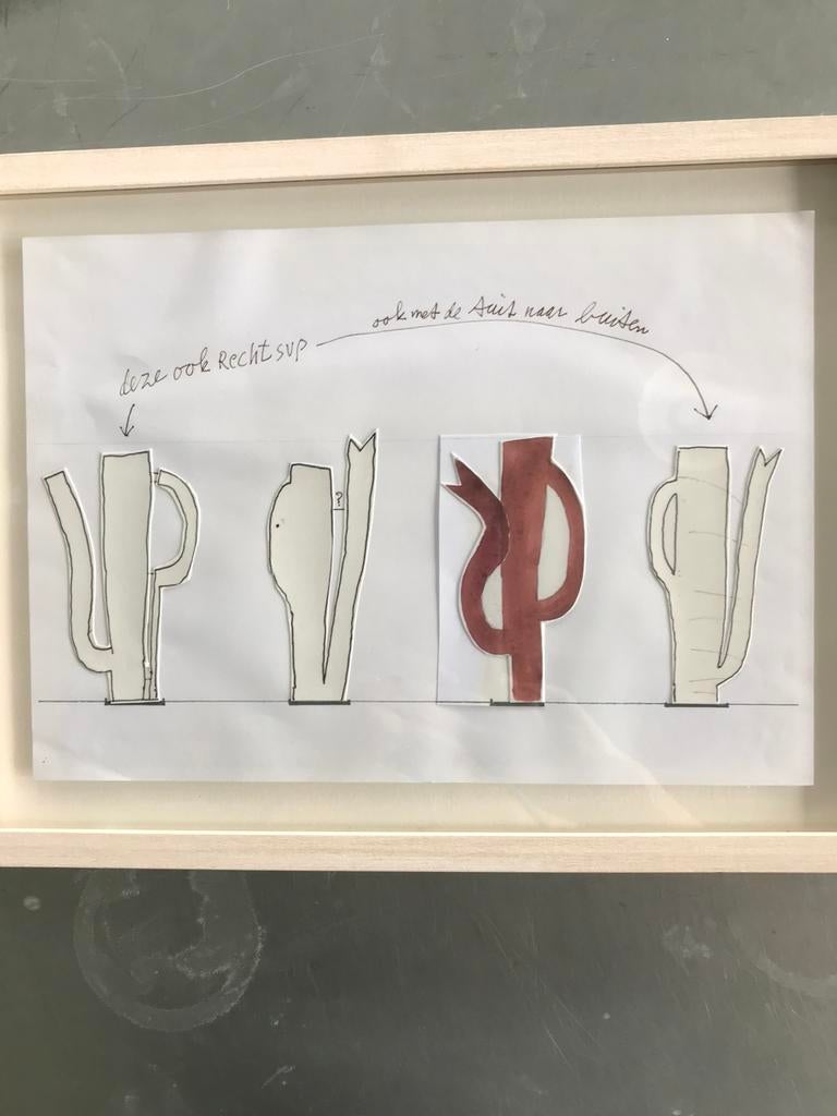 Klaas Gubbels, ontwerp 4 buiten beelden, Ophalen