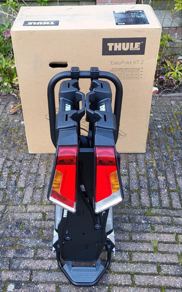 Thule EasyFold XT2 933 Fietsendrager – NIEUW in doos, Ophalen, Elektrische fiets, Zo goed als nieuw, 2 fietsen