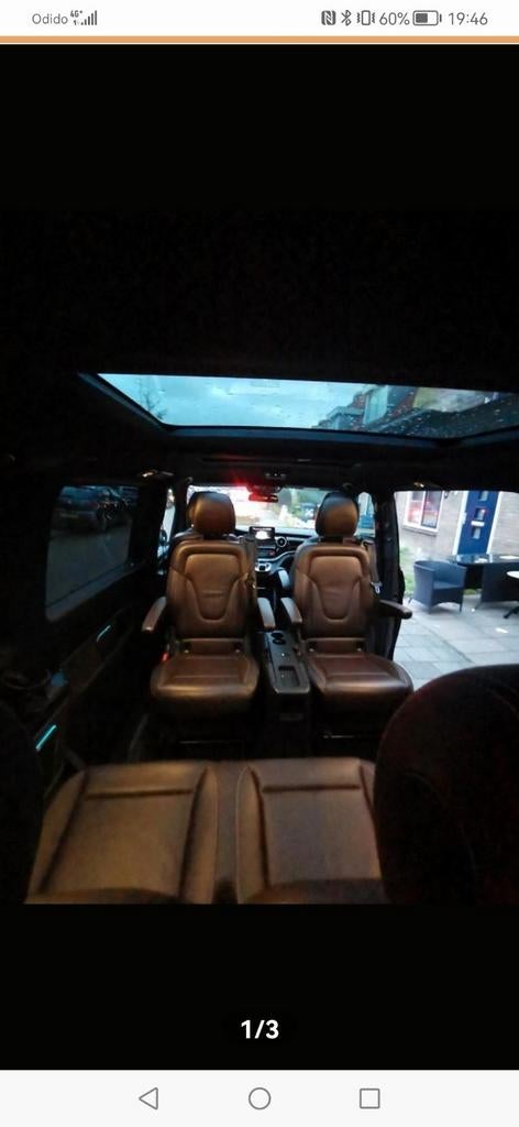 Mooie nette v klasse stoelen BRUIN LEER, Auto-onderdelen, Interieur en Bekleding, Ophalen