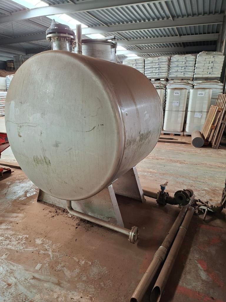 RVS Vat - Opslagtank lengte 1,80cm en diameter 1,60cm, Ophalen of Verzenden, 1200 watt of meer, 70 mm of meer