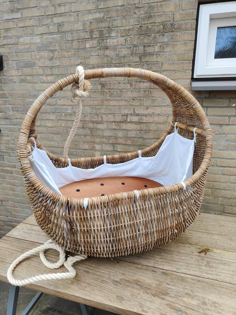 Gewoven hangwieg ledikant, Kinderen en Baby's, Babywiegjes en Ledikanten, Ophalen, Gebruikt, Ledikant
