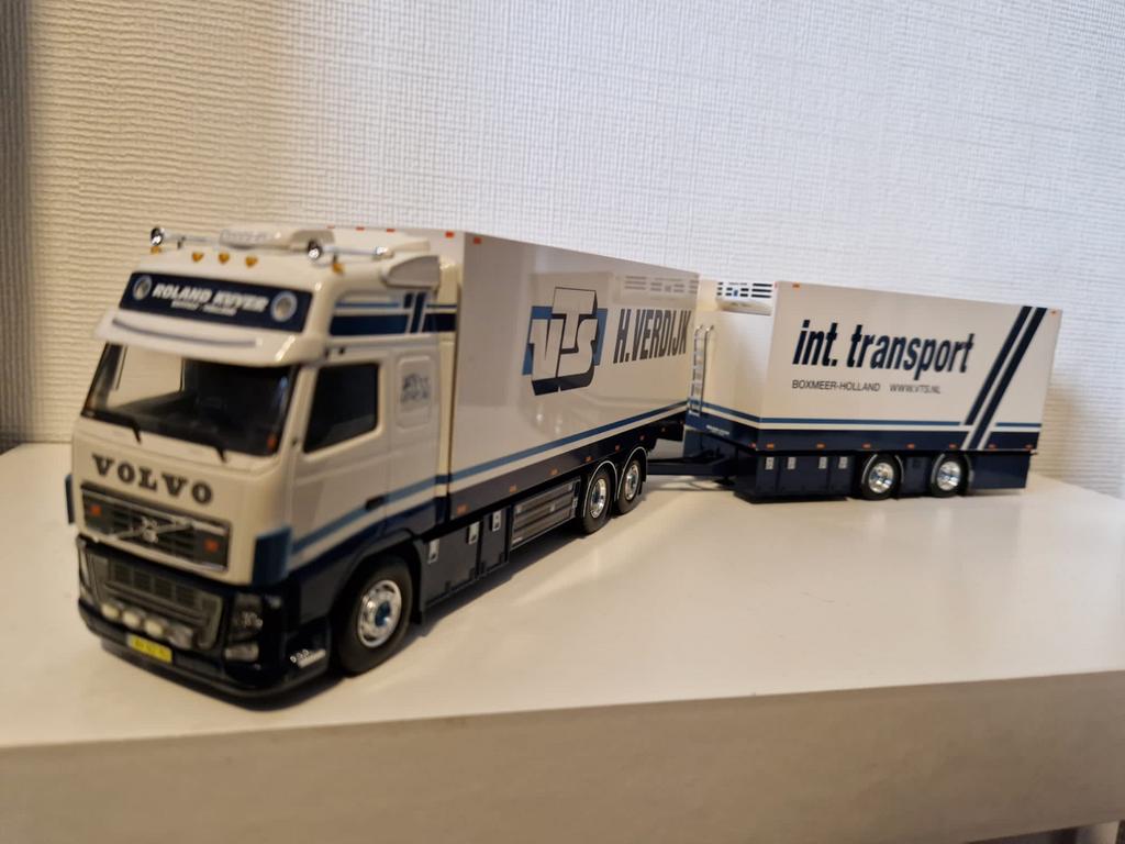 Tekno Volvo Roland Kuyer H. Verdijk, Hobby en Vrije tijd, Modelauto's | 1:50, Ophalen, Zo goed als nieuw, Bus of Vrachtwagen, Overige merken