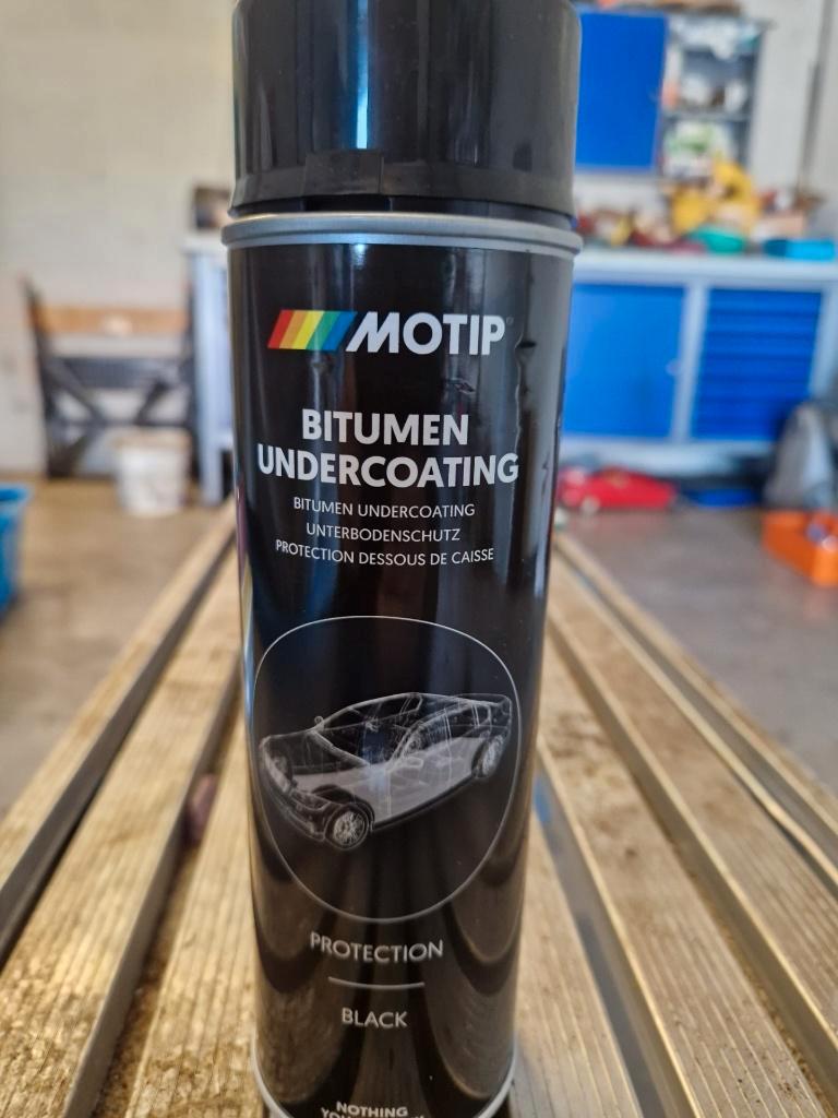 Motip Bitumen Undercoating 8 flessen,  Oldtimers, MGB, Ophalen of Verzenden, Nieuw