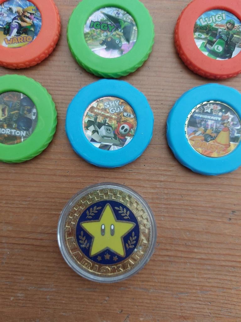 Mario coins met speciale ster, Verzamelen, Supermarktacties, Ophalen of Verzenden