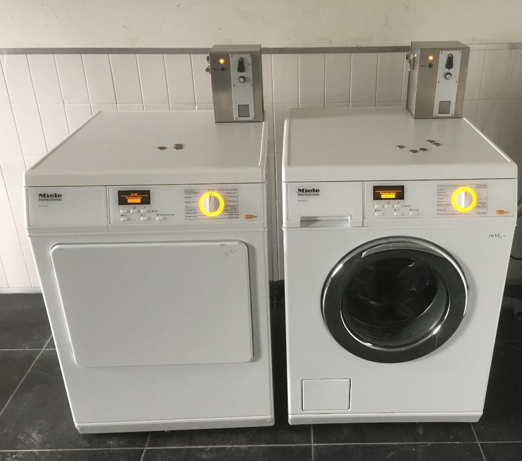 MIELE WASMACHINE MET FACT. GARANTIE PROFESSIONAL PW5065 ETC, Witgoed en Apparatuur, Gebruikt, Ophalen of Verzenden, Voorlader