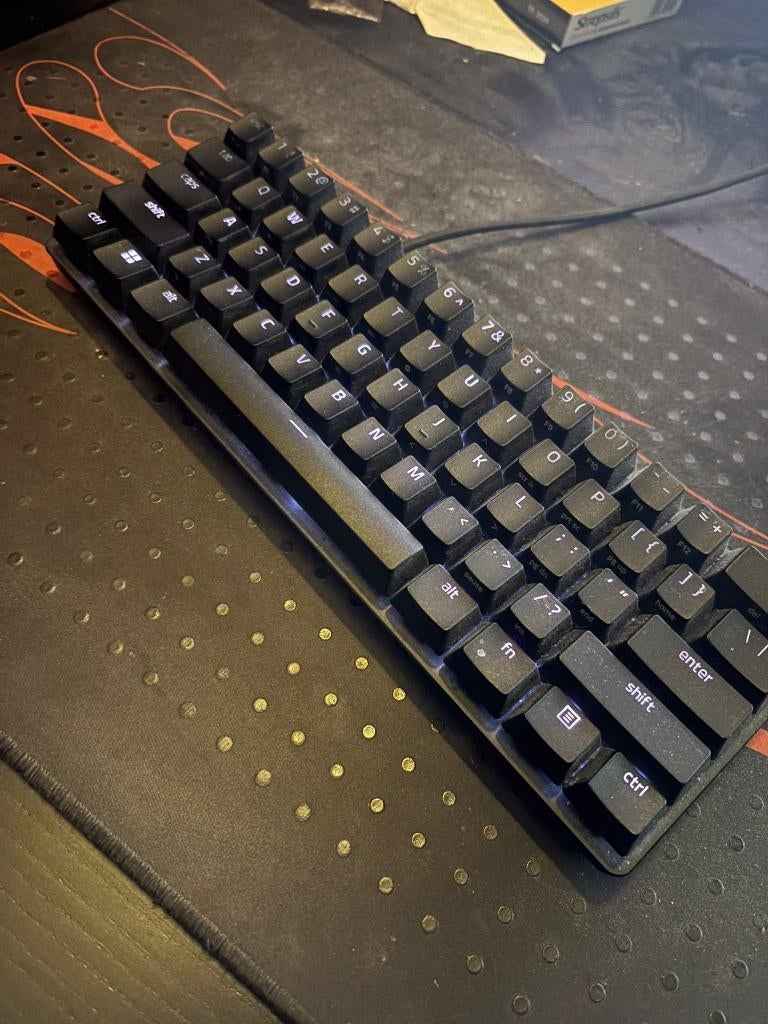 Razer huntsman mini, Gaming toetsenbord, Ophalen of Verzenden, Zo goed als nieuw, Qwerty