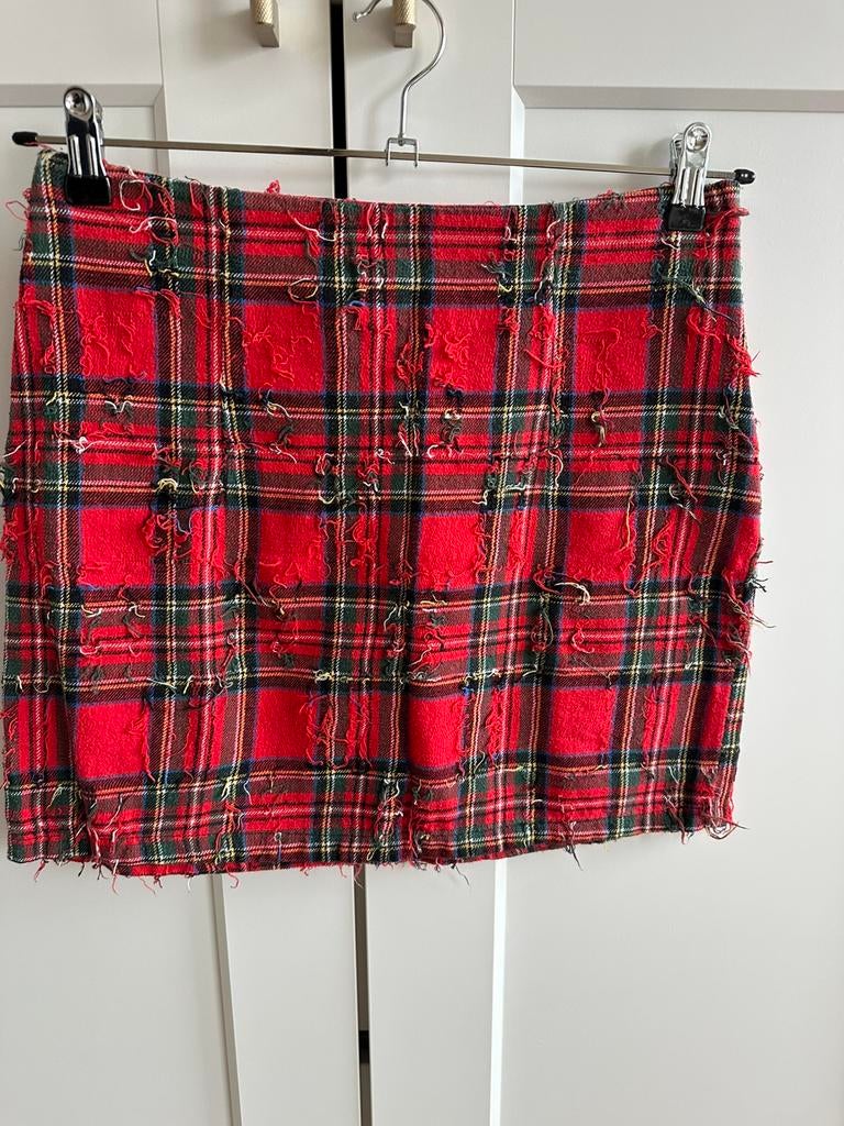 Geruit rokje - Rood, zwart - Most wanted - S, Kleding | Dames, Rokken, Ophalen of Verzenden, Zo goed als nieuw, Maat 36 (S), Boven de knie