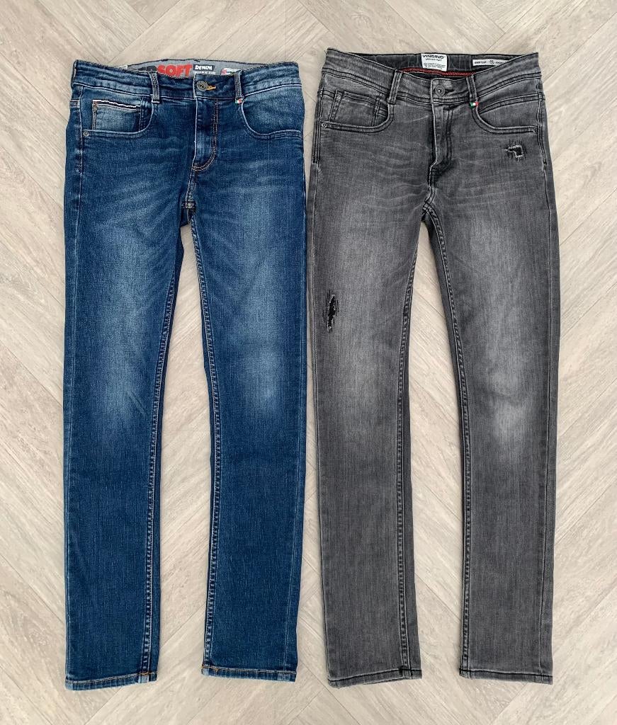 3 Fijne VINGINO skinny broeken/ jeans, maat 164, Broek, Verzenden, Zo goed als nieuw, Vingino