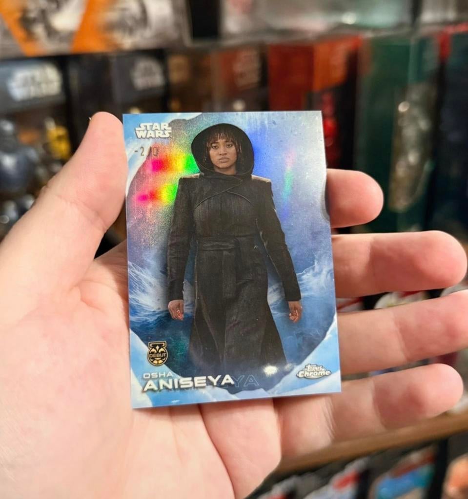 Topps Star Wars Osha Aniseya Frozenfractor - 2/10, Verzamelen, Ophalen of Verzenden, Zo goed als nieuw, Tv, Foto of Kaart