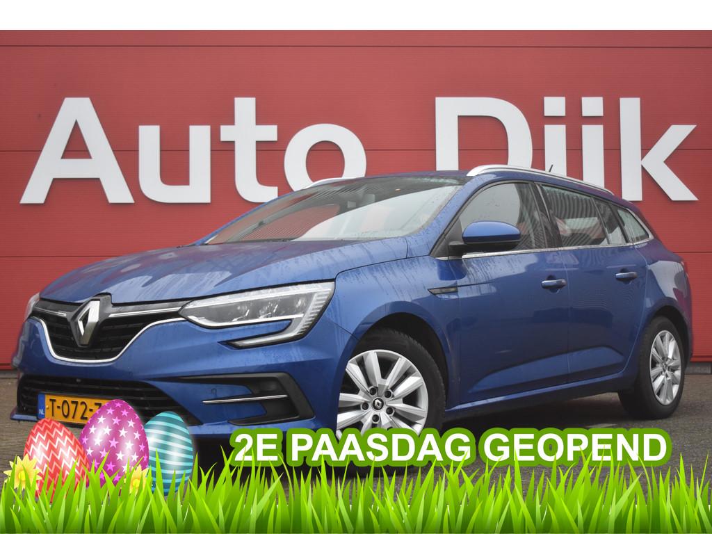 Renault Mégane Estate 1.3 TCe 140 Equilibre LED | Carplay |, Voorwielaandrijving, Stof, 4 cilinders, Blauw