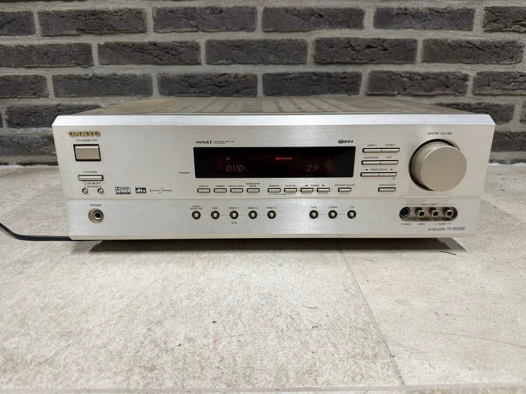 Onkyo TX-SR500E AV Receiver, Ophalen, Gebruikt, 60 tot 120 watt, Onkyo