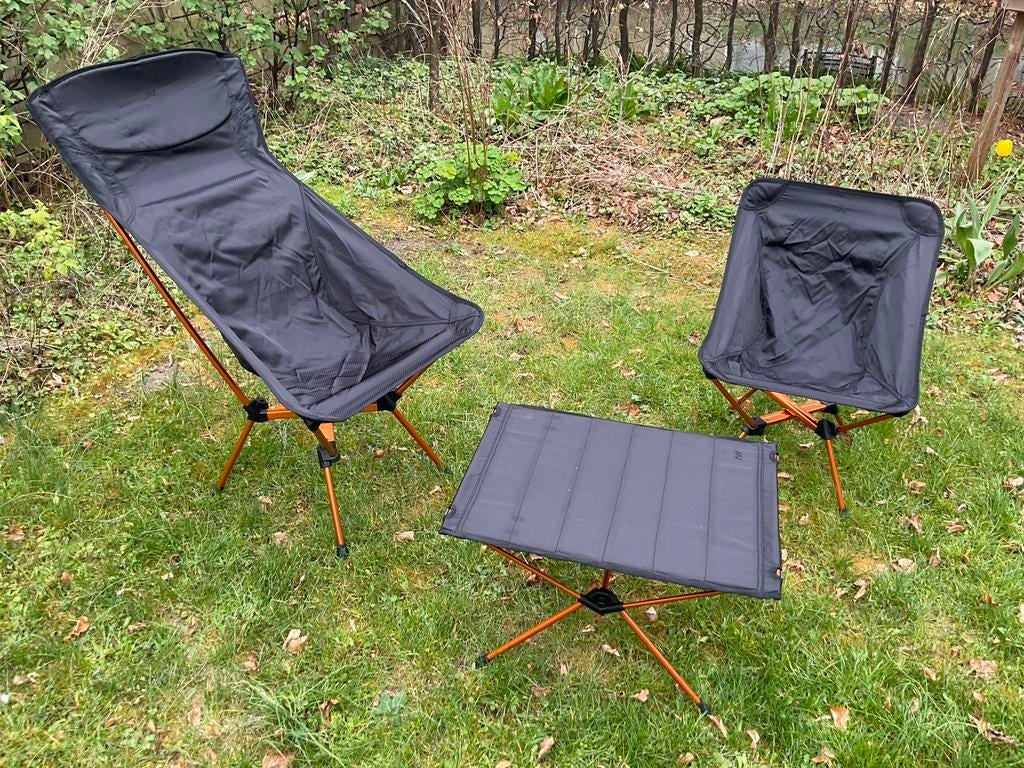 Human Nature lichtgewicht stoelen en tafel., Ophalen of Verzenden, Nieuw, Campingstoel