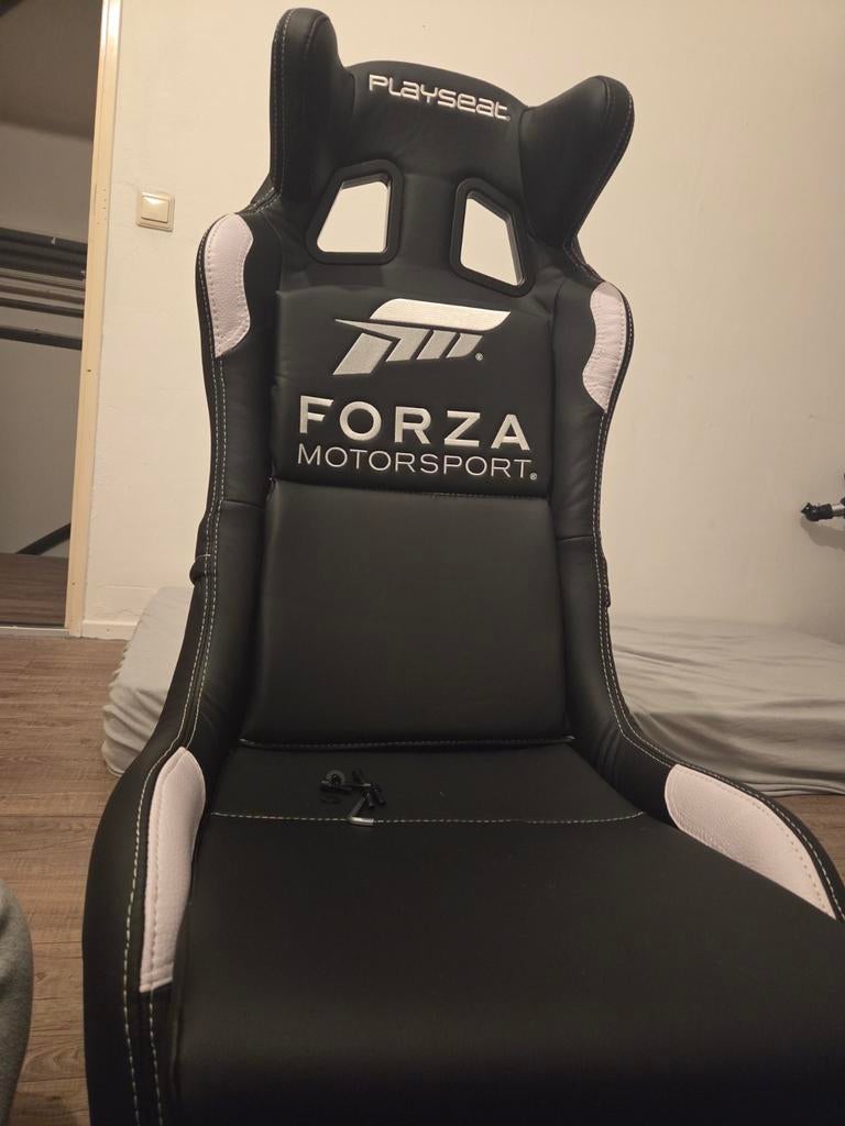 Forza Motorsport raceseat met 34" curved IIyama gamingscherm, Spelcomputers en Games, Ophalen, Zo goed als nieuw, Racen en Vliegen