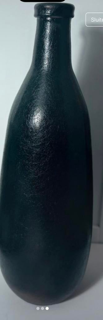 Design vloer vaas zwart, 50 tot 75 cm, Zwart, Nieuw, Ophalen of Verzenden