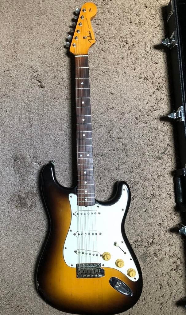 Tokia Springy Sound stratocaster Japan, Ophalen, Gebruikt, Solid body, Overige merken